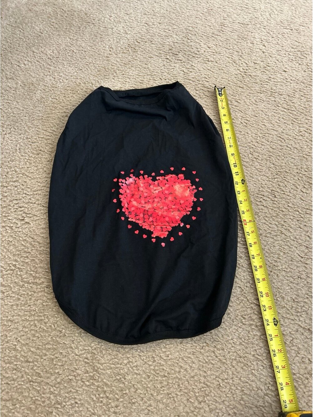 C521 size 4xl top shirt god heart black